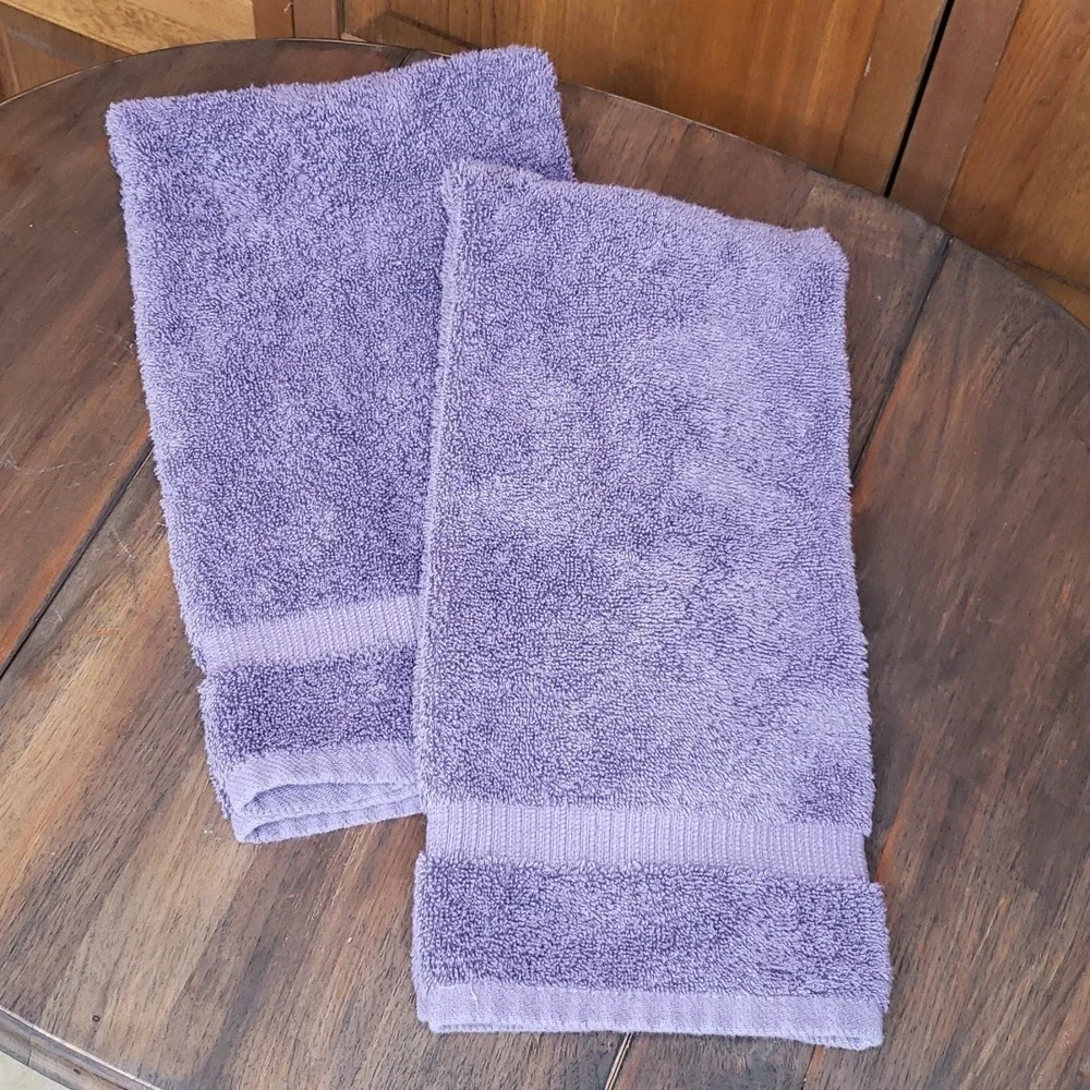 Chakir NWOT Turkish Cotton Linens Bathroom Hand Towels Set of 2